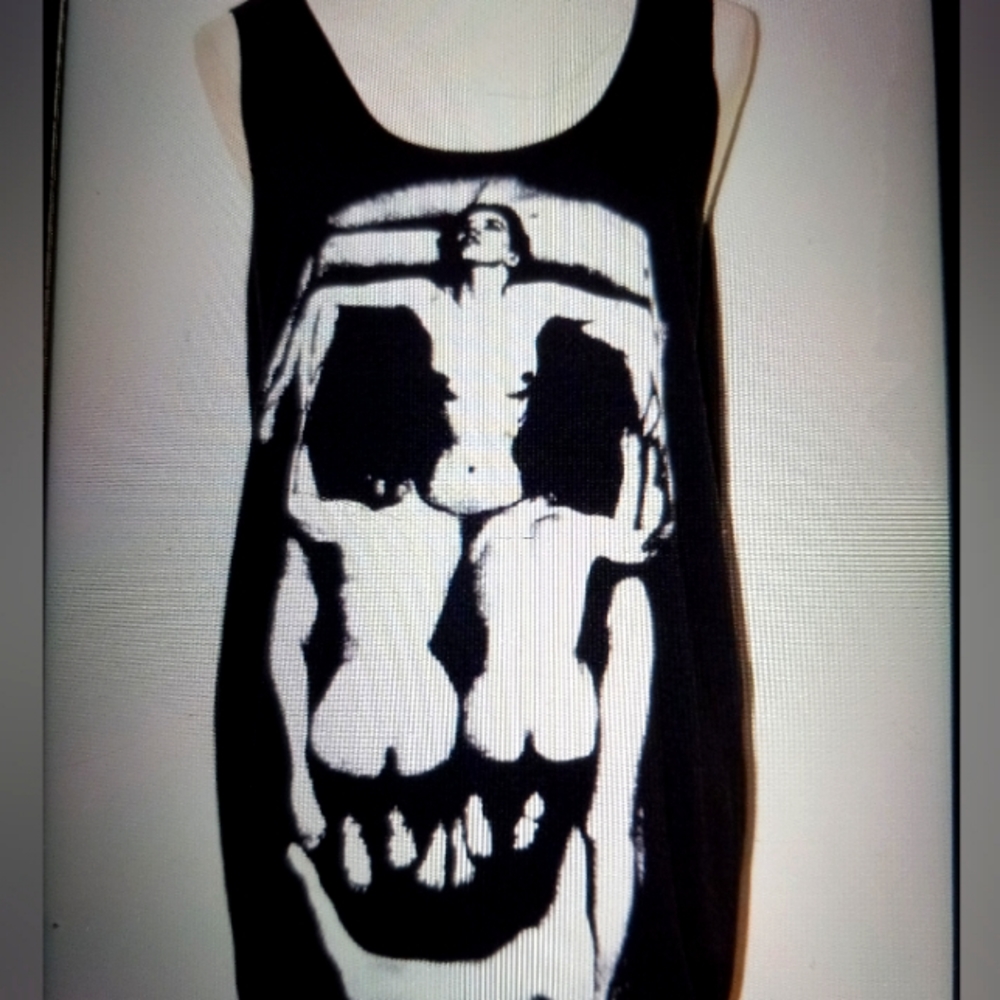 Salvador Dali Skull Tank Top Unisex